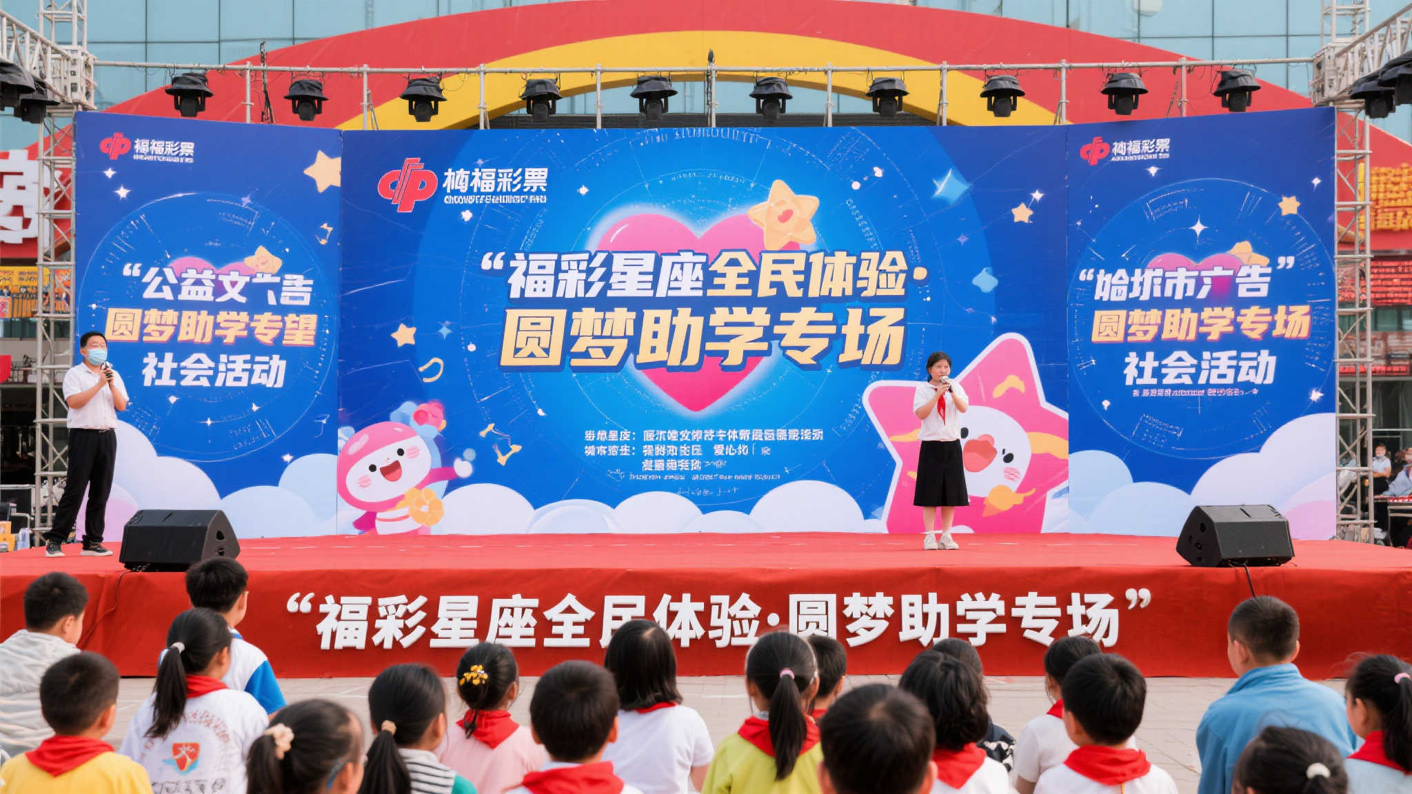 近日，“福彩星座全民体验·圆梦助学专场”